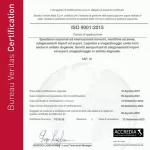 Certificato ISO 9001 2015 GM International