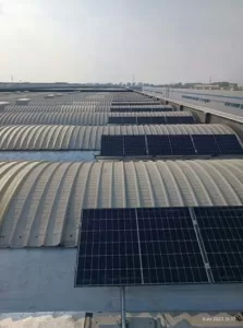 energia rinnovabile con impianto fotovoltaico sul tetto di GM International